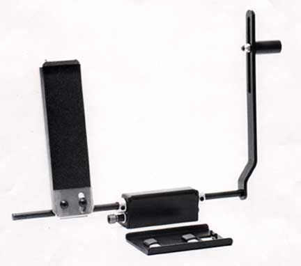 Left foot gas pedal