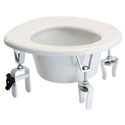 Adjustable Height Raised Toilet Seat