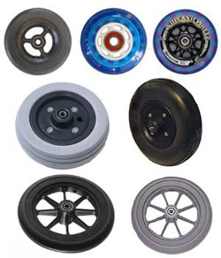 wheelchair casters image