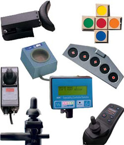 wheelchair drive controls image